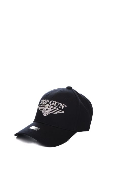 blue/white logo hat TOP GUN | TGH2206TESS-BLU/WHITE